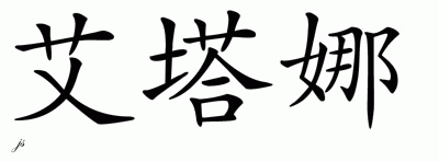Chinese Name for Aitana 