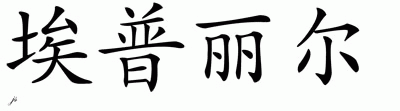 Chinese Name for April 