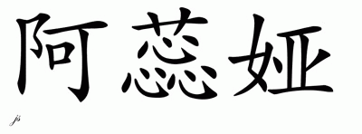 Chinese Name for Aria 