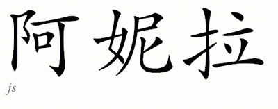 Chinese Name for Arnela 