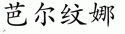Chinese Name for Balvina 