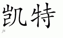 Chinese Name for Cate 