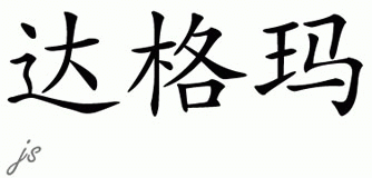 Chinese Name for Dagmar 