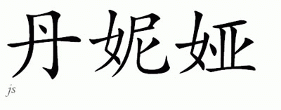 Chinese Name for Dania 