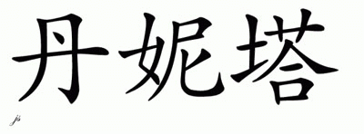 Chinese Name for Danuta 