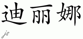 Chinese Name for Deelena 
