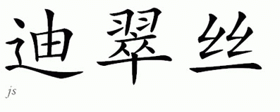 Chinese Name for Detrice 