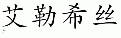 Chinese Name for Elexis 