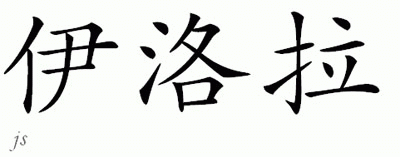 Chinese Name for Elora 
