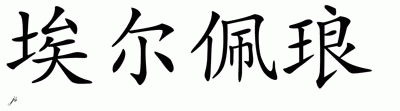 Chinese Name for Elpelon 