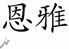 Chinese Name for Enya 