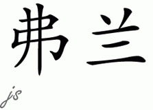 Chinese Name for Fran 