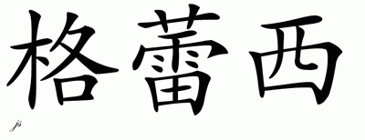 Chinese Name for Gracie 