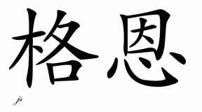 Chinese Name for Guen 