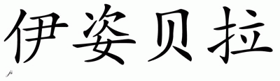 Chinese Name for Izabella 
