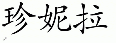 Chinese Name for Janira 