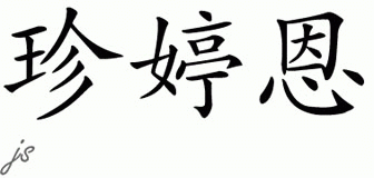 Chinese Name for Jantien 