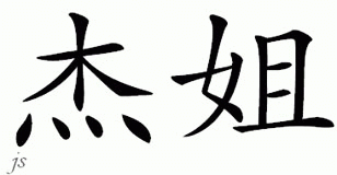 Chinese Name for Jj 