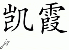 Chinese Name for Keshia 