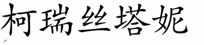 Chinese Name for Krystani 