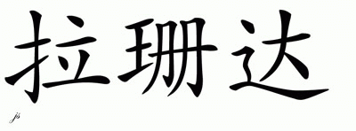 Chinese Name for Lashanda 