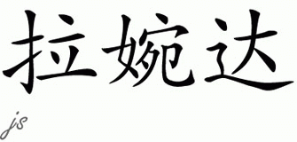 Chinese Name for Lawanda 