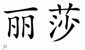 Chinese Name for Leesa 