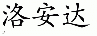 Chinese Name for Loanda 