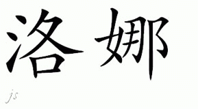Chinese Name for Lona 