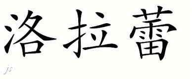 Chinese Name for Loralei 