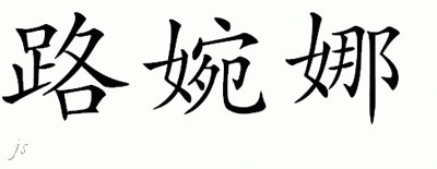 Chinese Name for Louwana 