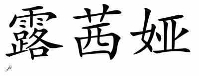 Chinese Name for Lucia 