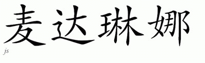 Chinese Name for Madalina 
