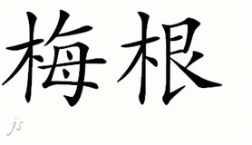 Chinese Name for Magan 