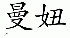 Chinese Name for Manu 