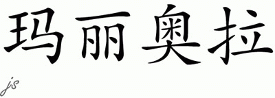 Chinese Name for Mariola 