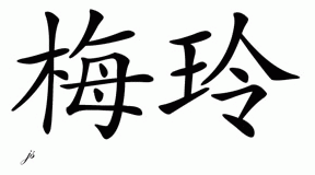 Chinese Name for Meling 