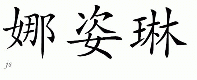 Chinese Name for Nassrin 