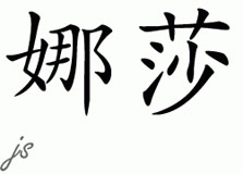 Chinese Name for Natia 