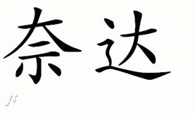 Chinese Name for Neida 