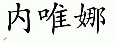 Chinese Name for Nevena 
