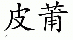 Chinese Name for Pip 