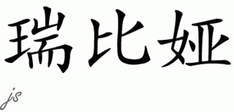 Chinese Name for Rabia 