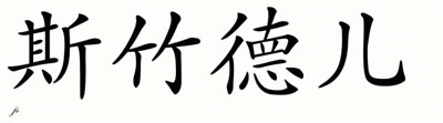 Chinese Name for Strudle 