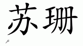 Chinese Name for Susan 