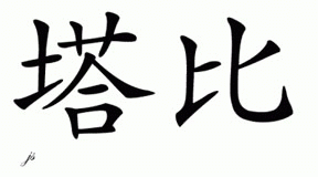 Chinese Name for Tabby 