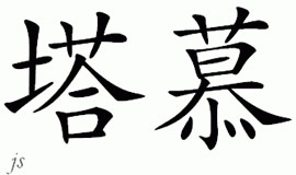 Chinese Name for Tamu 