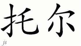 Chinese Name for Tor 