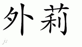 Chinese Name for Vhairi 