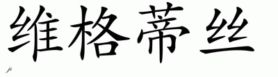 Chinese Name for Vigdis 